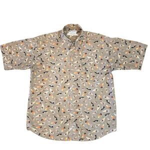 EC VINTAGE '90s COLUMBIA SPORTSWEAR SHORT SLEEVE FLY FISHING SHIRT SZ. XL